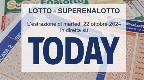 Estrazioni Lotto Oggi E Numeri Superenalotto Di Marted Ottobre