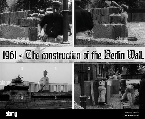 1961 berlin wall construction hi-res stock photography and images - Alamy