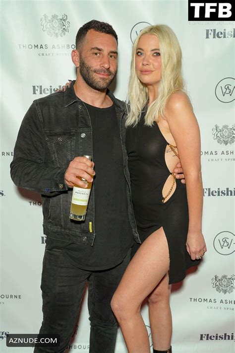 Ashley Benson Sexy Seen Flashing Her Nude Tits Wearing A See Through Dress At The Thomas