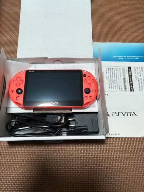 Yahooオークション 美品 Psvita 本体 ネオンオレンジ Za24 Pch 2000