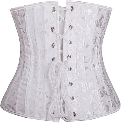 Buy 11 24 Spiral Steel Boned Satin Underbust Waist Training Brocade