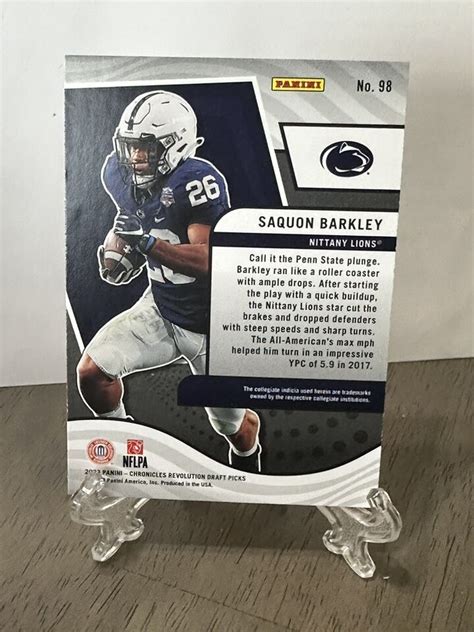 Saquon Barkley Panini Chronicles Revolution Draft Picks Penn