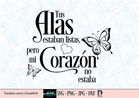 Tus Alas Estaban Listas Tus Alas Estaban Listas Espa Ol Etsy Espa A