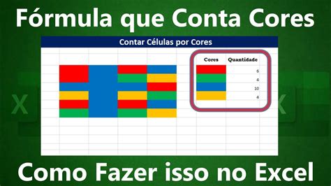 Como Contar Cores No Excel Fun O Que Conta C Lulas Coloridas No