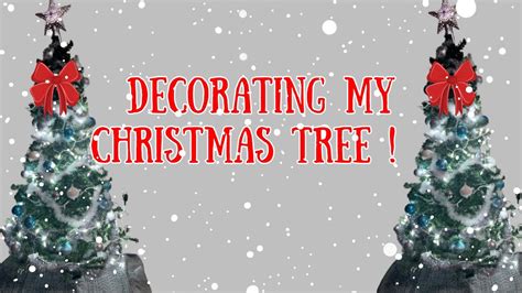 DECORATING MY CHRISTMAS TREE VLOGMAS DAY 2 Vlogmas Manifestation