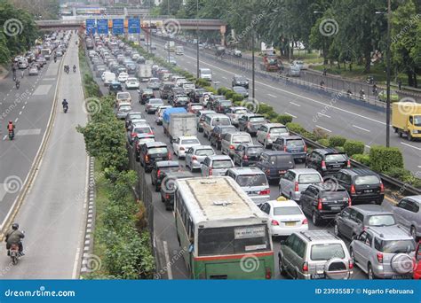 Traffic Jam In Jakarta Editorial Photography Image Of Asia 23935587