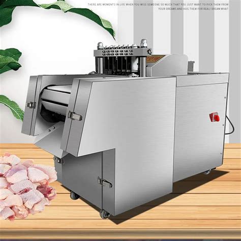 Commercial Mutton Beef Block Dicing Cutter Frozen Poultry Meat Cube