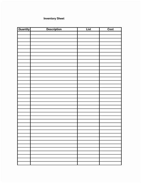 Bar Stock Control Sheet Excel Best Of Free Bar Inventory Spreadsheet in ...