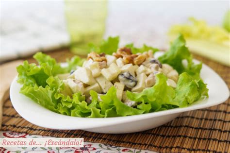 Receta De La Famosa Ensalada Waldorf Original Y Muy Fácil De Preparar