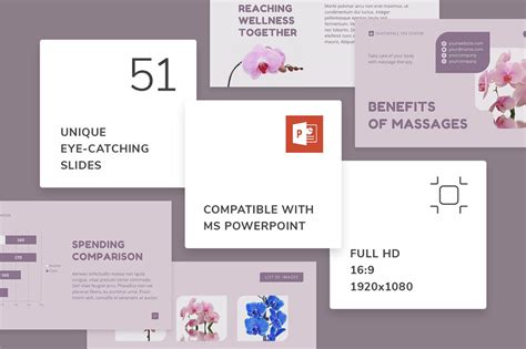 Massage Spa Salon Presentation Powerpoint Template