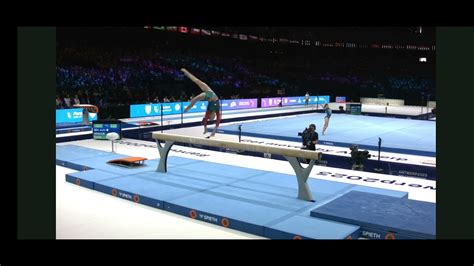 13 366 Kaylia Nemour ALG Balance Beam WAG 2023 World Championships