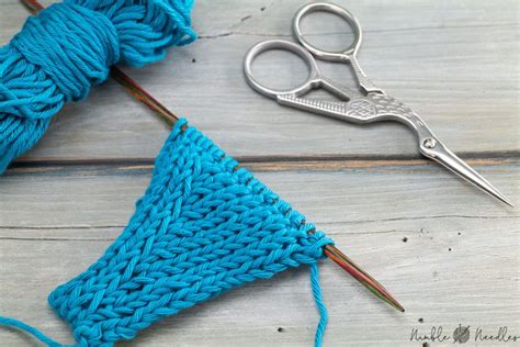 How To Increase Double Stockinette Stitch Video Tutorial