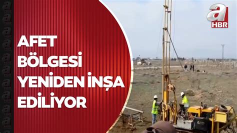 Afetten etkilenen bölgeler yeniden inşa ediliyor Doğanşehir de