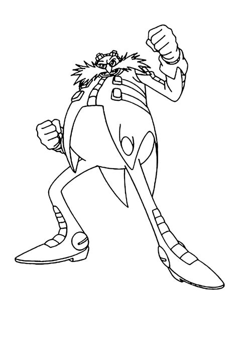 Médico Eggman Para Colorear Imprimir E Dibujar Dibujos Colorearcom