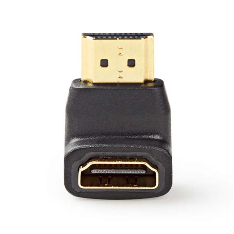 Hdmi™ Adapter Hdmi™ Connector Hdmi™ Female Gold Plated Angled