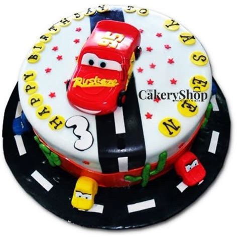 Buysend Car Cake 3rd Birthday Cake Online The Cakery Shop