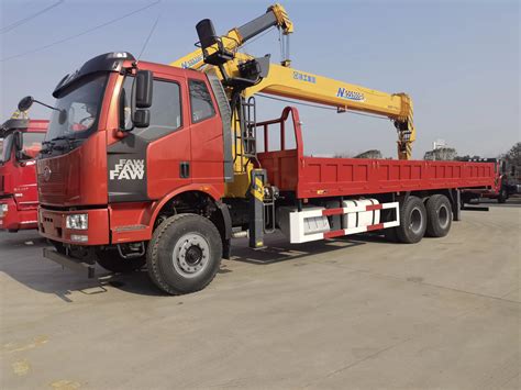 Xcmg Ton Hydraulic Lifting Crane Truck Faw Ton Cargo Truck With