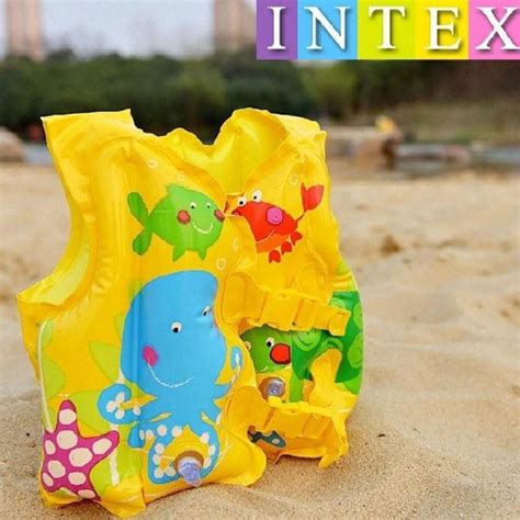 Bóia Colete Infantil Inflável Peixinhos Intex Tutti Amore A