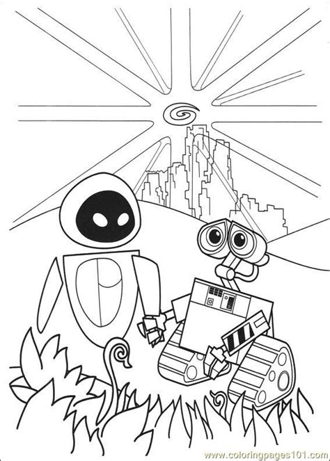 Coloring Pages Wall E 78 Cartoons Wall E Free Printable Coloring Page Online