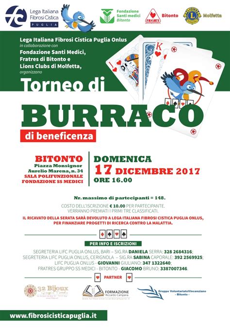 Torneo Di Burraco Di Beneficenza Domenica Dicembre Fratres