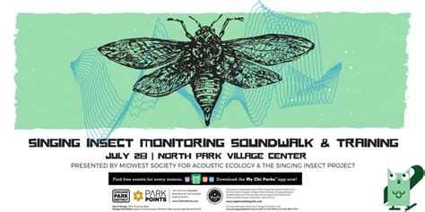 Singing Insect Monitoring Soundwalk And Training Fri July 28 Midwest Society For Acoustic