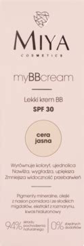 MIYA COSMETICS MyBBcream Krem BB Lekki SPF 30 Cera Jasna 40 Ml