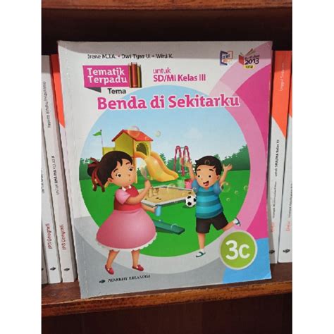 Jual BUKU BEKAS TEMATIK TERPADU KELAS 3 SD JILID 3C ERLANGGA KURIKULUM