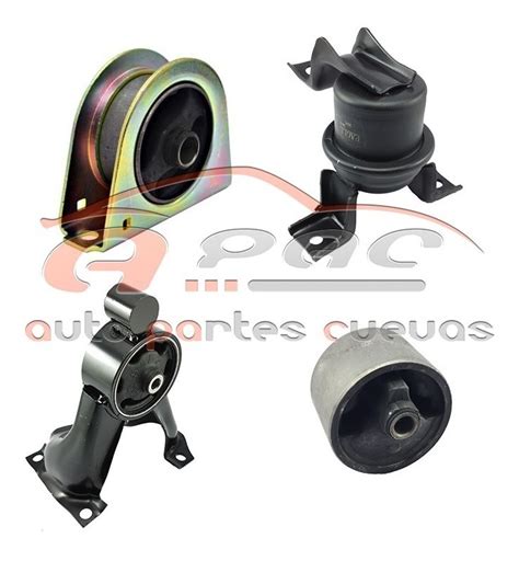 Kit 4 Soportes Motor transmisión Mitsubishi Lancer 2002 2007 2 0l