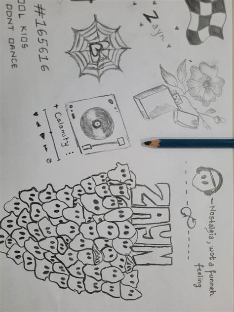 Zayn Fan Art Aesthetic Doodles One Direction Doodles Tattoos Zayn