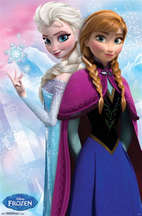 Frozen Elsa And Anna Poster Frozen Photo 35539452 Fanpop