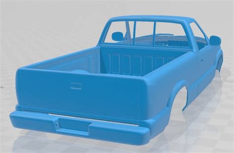 3d File Chevrolet S10 Single Cab 1994 Printable Body Car 🚙 ・3d Print Design To Download・cults