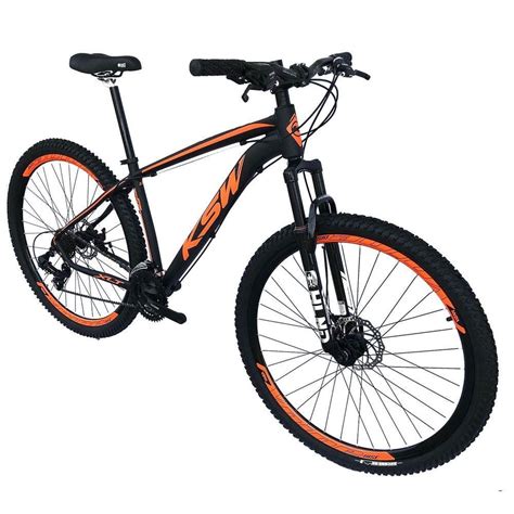 Bicicleta Aro Ksw Color V Shimano Trava Hidraulica Extra