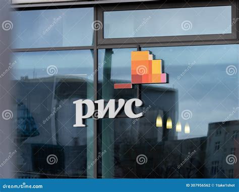 Pwc Logo Sign On An Office Building Editorial Photography Image Of Commercial Glass 307956562