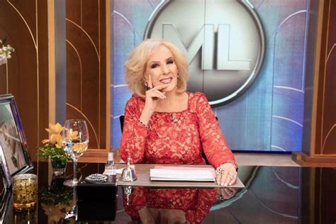 Mirtha Legrand Ya Tiene Su Nueva Mesaza Laubfal