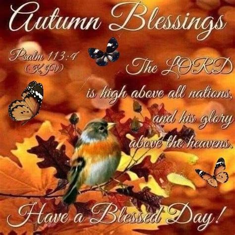 Autumn Blessings With Scripture Pictures Photos And Images For