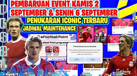 Pembaruan Kamis September Senin Pes Mobile Penukaran