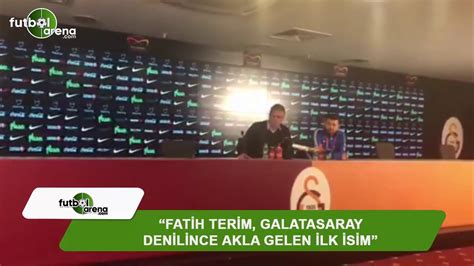 Hamza Hamzao Lu Fatih Terim Galatasaray Denilince Akla Gelen Ilk