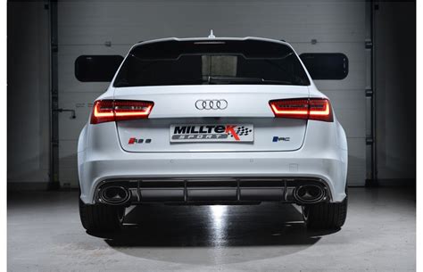 Milltek Sportauspuffanlage Audi RS6 C7 4G Inkl Performance Bj 2013