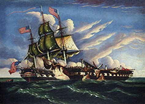 Uss Constitution Painting Santoshijax