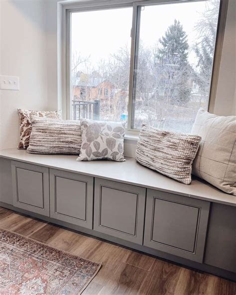 Wooden Bay Window Bench Seat