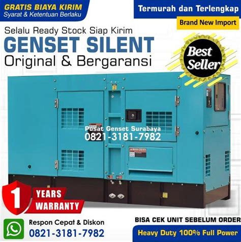 Jual Genset Surabaya Murah Isuzu Kva Super Silent Jual