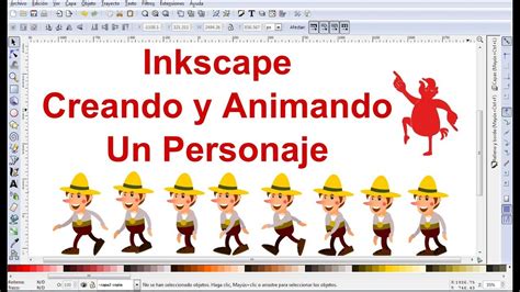 Video Tutorial De Inkscape En Español 9 Dibujar Y Animar Un Personaje