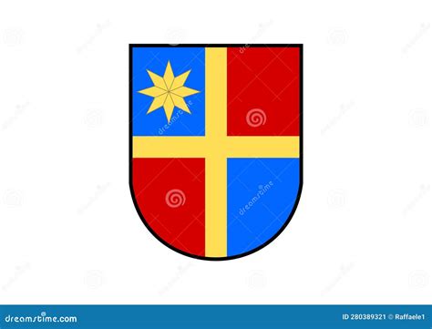 Coat of Arms of Blazice stock illustration. Illustration of vector ...