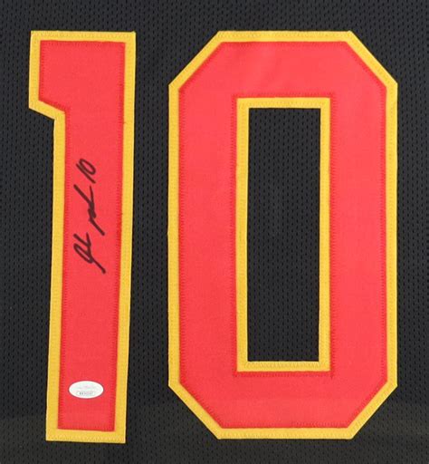 Isiah Pacheco Signed Custom Framed Jersey Display Jsa Pristine Auction