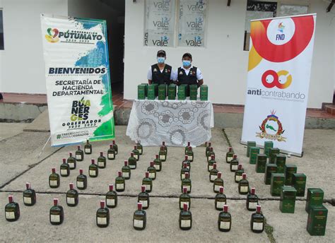 Licor De Contrabando Fue Aprehendido En Mocoa En Operativo Realizados Por El Grupo Operativo