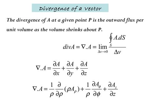 Vector calculus