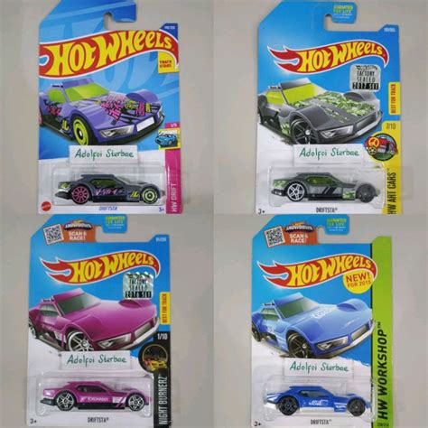 Hotwheels Hot Wheels Driftsta Drifsta Factory Sealed Hw Art Cars Hw Workshop Night Burnerz Best