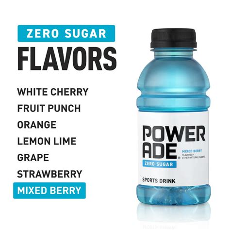 POWERADE Zero Sugar Mixed Berry, ION4 Electrolyte Enhanced, 54% OFF