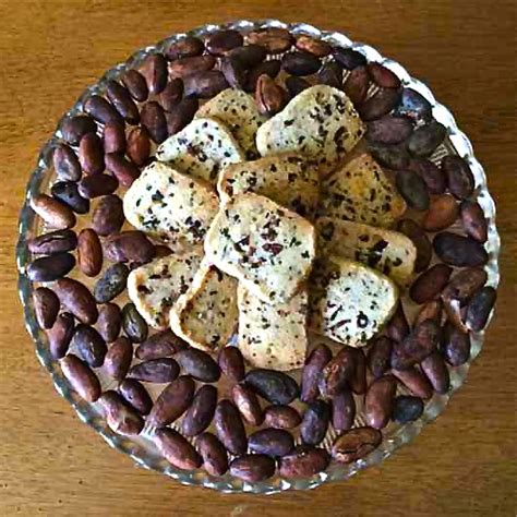 Cacao Nibs Butter Cookies Recipe