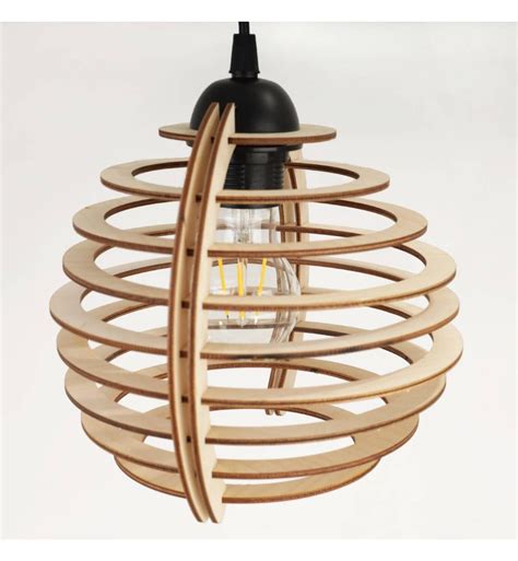 ᐈ Lampa Sufitowa Typu Pająk Drewniane Klosze TIMBER Sklep Light Home